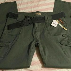 BEBOP women's cargo pants 15(XL) belt pocket B50